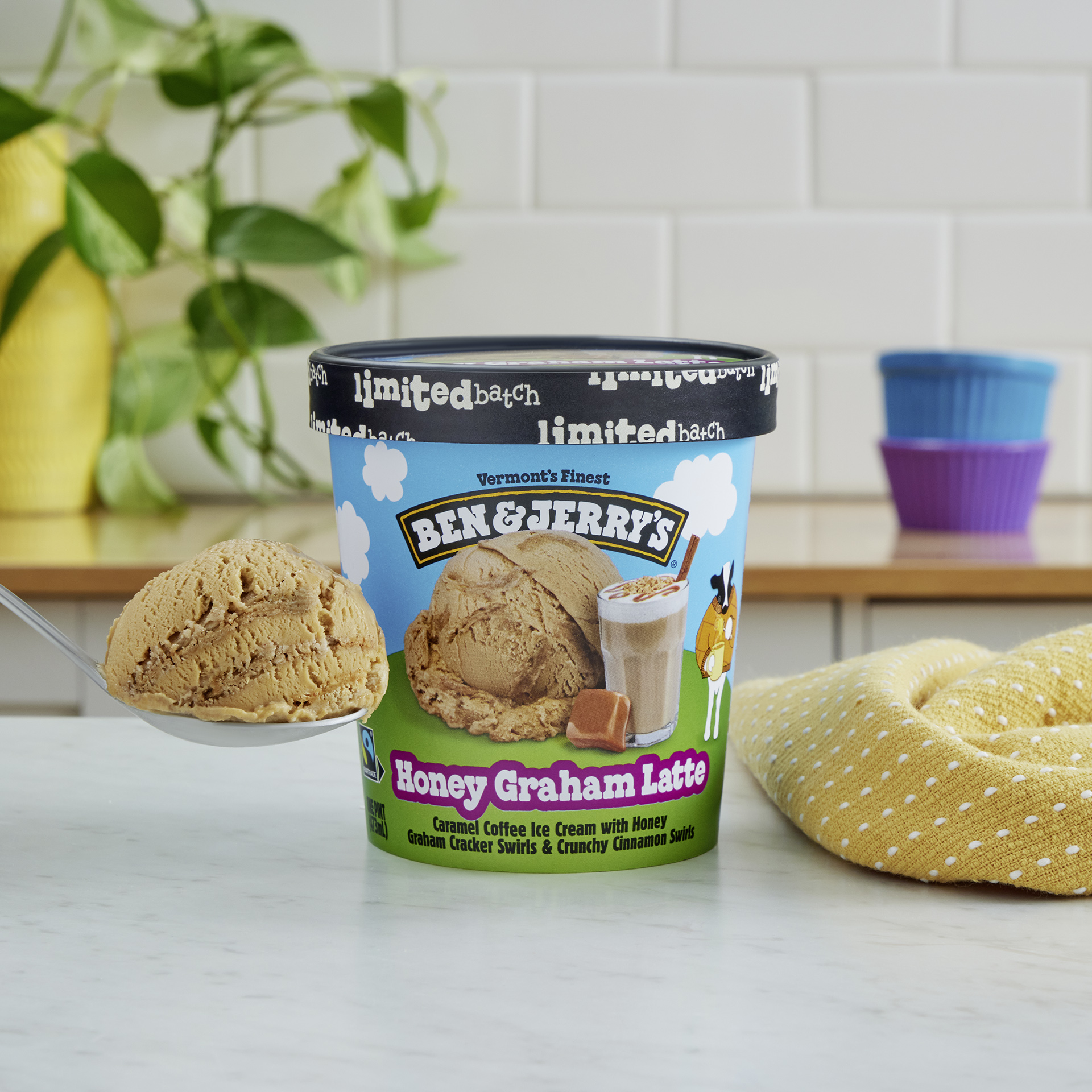 “Ben & Jerry’s launches new Limited Batch Honey Graham Latte Flavor; It’s an adventure in every scoop!”