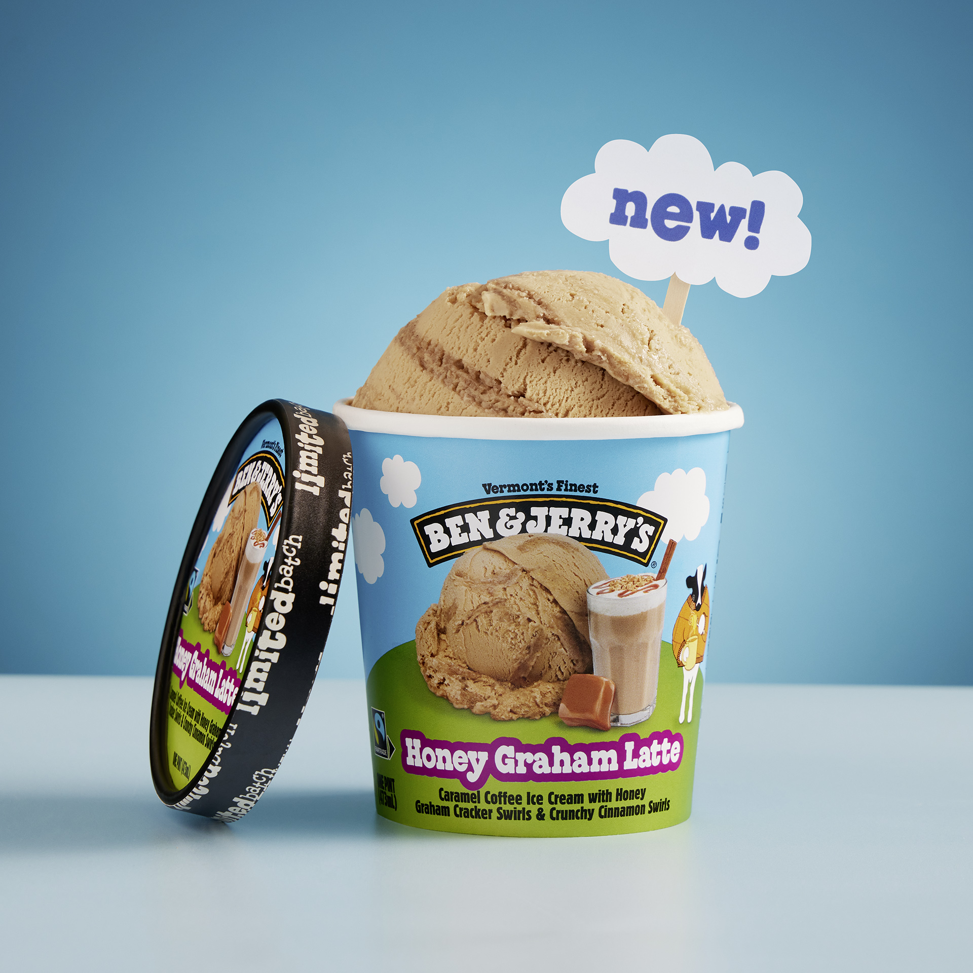 “Ben & Jerry’s launches new Limited Batch Honey Graham Latte Flavor; It’s an adventure in every scoop!”