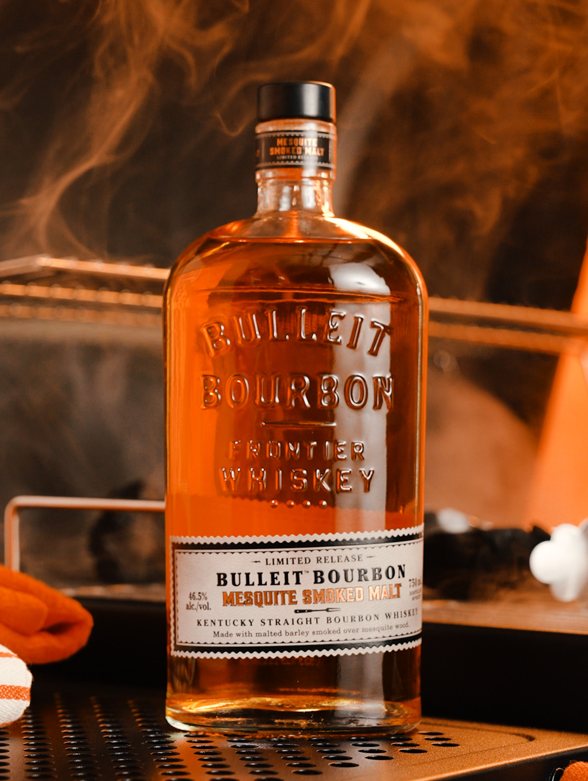 Bulleit Bourbon Mesquite Smoked Malt Kentucky Straight Bourbon Whiskey
