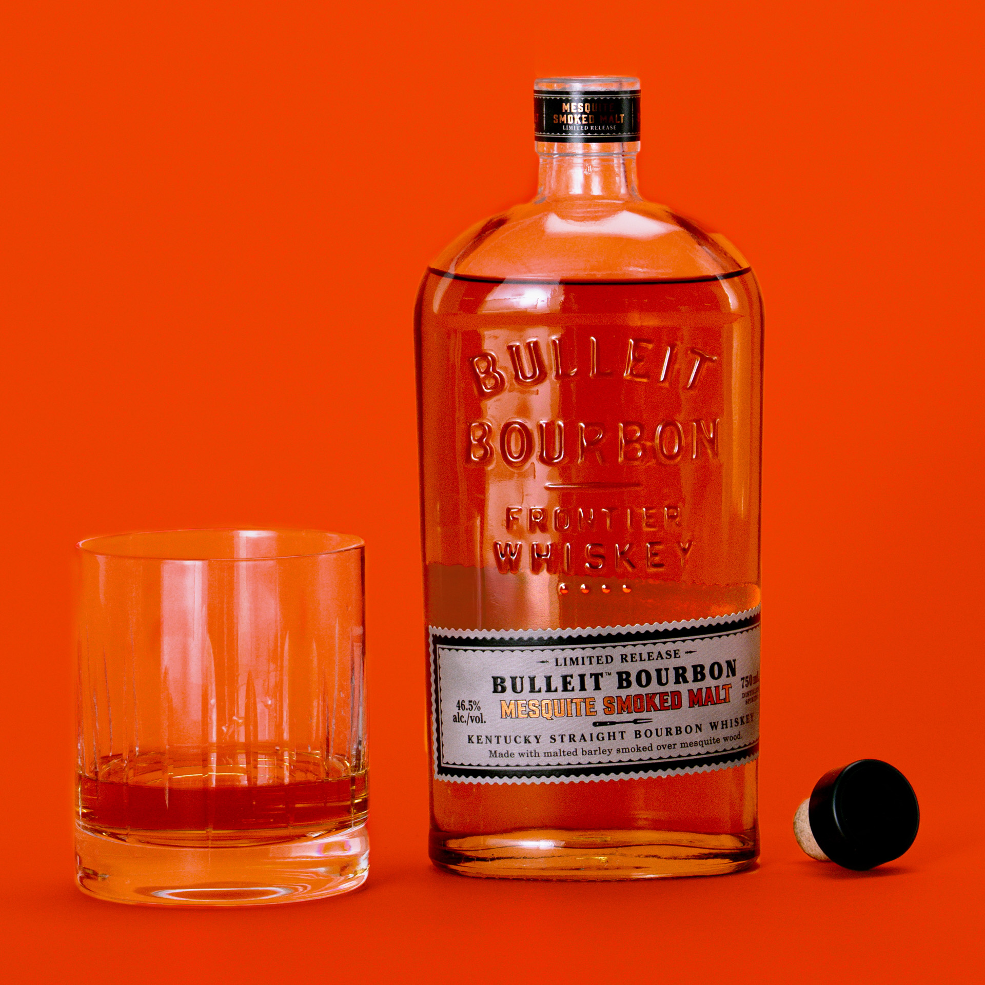 Bulleit Bourbon Mesquite Smoked Malt Kentucky Straight Bourbon Whiskey