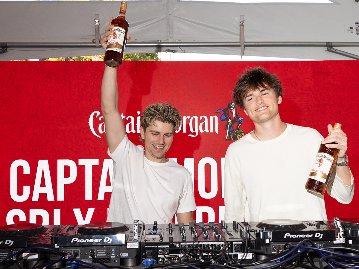 Captain Morgan surprised Gainesville fans with a Captain Morgan SBLX Experience featuring a performance by EDM duo TWINSICK