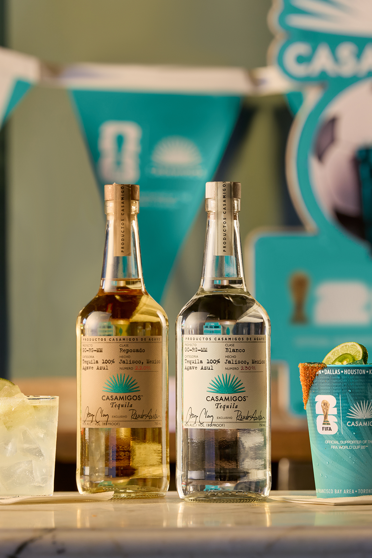 Casamigos, an Official Tequila Supporter of the FIFA World Cup 2026™.
