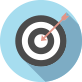 target with arrow on bullseye