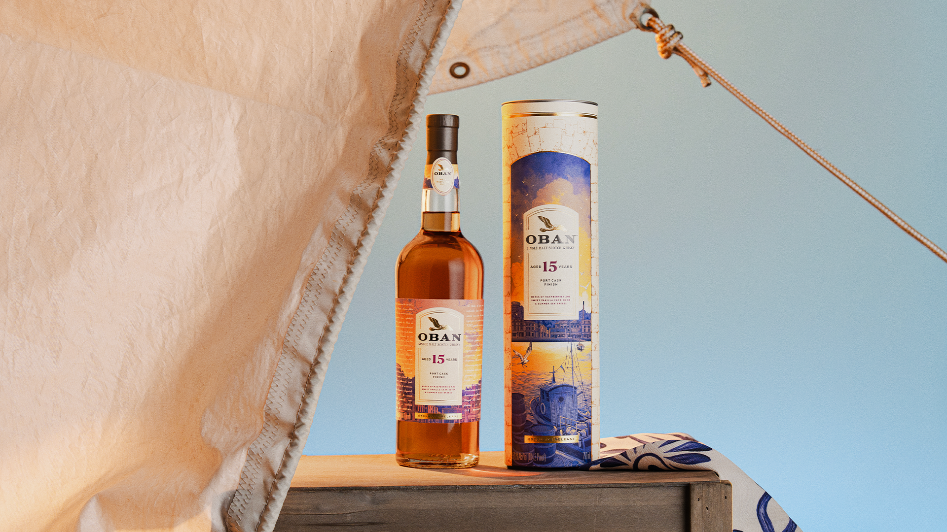 Introducing Oban Aged 15 Years Port Cask Finish Single Malt Scotch Whisky, A Limited-Edition Maritime Journey