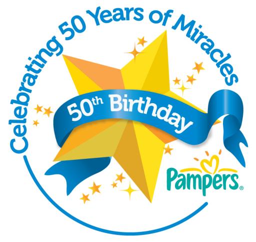 Pampers 50th Anniversary Logo