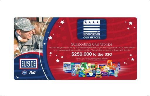 Kroger Honors our Heroes with a $250,000 donation to the USO 
