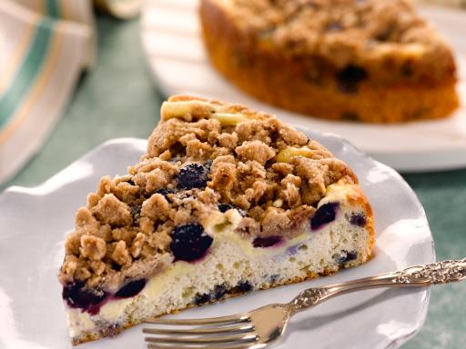 Very Blueberry Cheese-Filled Crumb Cake