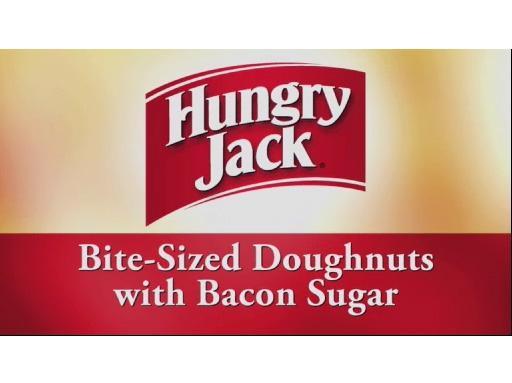 Bite Sized Doughnuts with Bacon Sugar 
