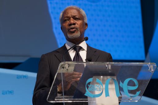 Kofi Annan at One Young World 