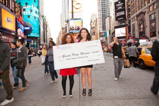Grand Prize Winners in Times Square