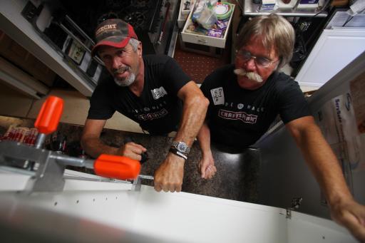 Volunteers Make Kitchen Repairs