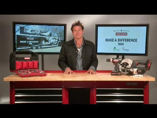 Ty Pennington launches The Craftsman “Make A Difference” tour to help restore communities