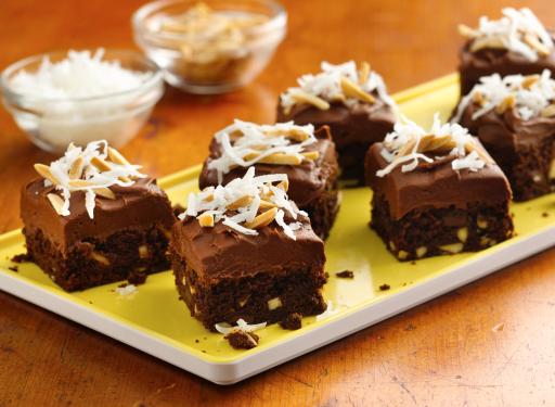 Chocolate Chunk Almond Brownies