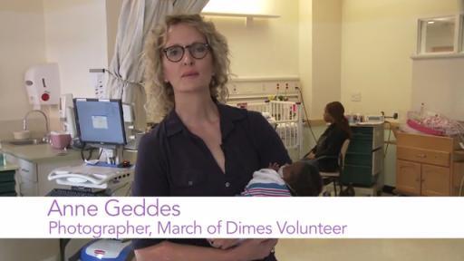 Anne Geddes Supports Prematurity Awareness Month PSA