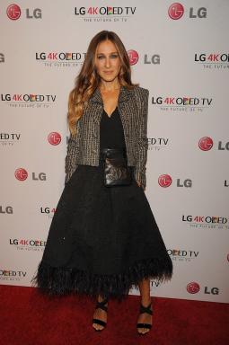 Supporter of the arts Sarah Jessica Parker at LG Electronics' Art of the Pixel Gala at Gotham Hall