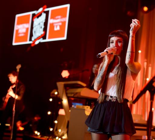 Christina Perri headlines the Honda Stage at the iHeartRadio Theatre Los Angeles on Aug. 8
