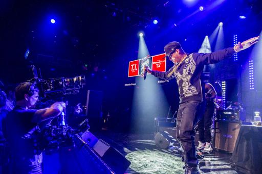 T.I. performs on the Honda Stage at the iHeart Radio Theatre