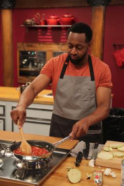 Contestant Jaleel White on Food Network's Worst Cooks in America Celebrity Edition