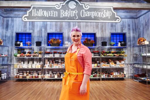 Contestant Ashlee Prisbrey on Food Network’s Halloween Baking Championship