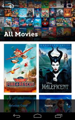 Discover new and classic Disney Movies on Disney Movies Anywhere on Android Devices via Google Play