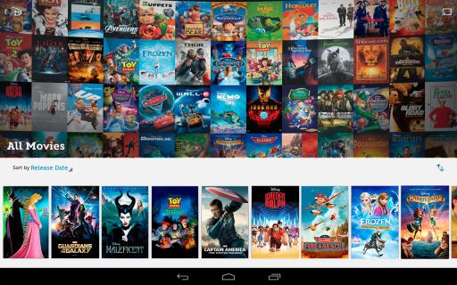 Discover new and classic Disney Movies on Disney Movies Anywhere on Android Devices via Google Play.