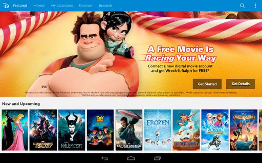 Discover new & classic Disney Movies on Disney Movies Anywhere on Android Devices via Google Play