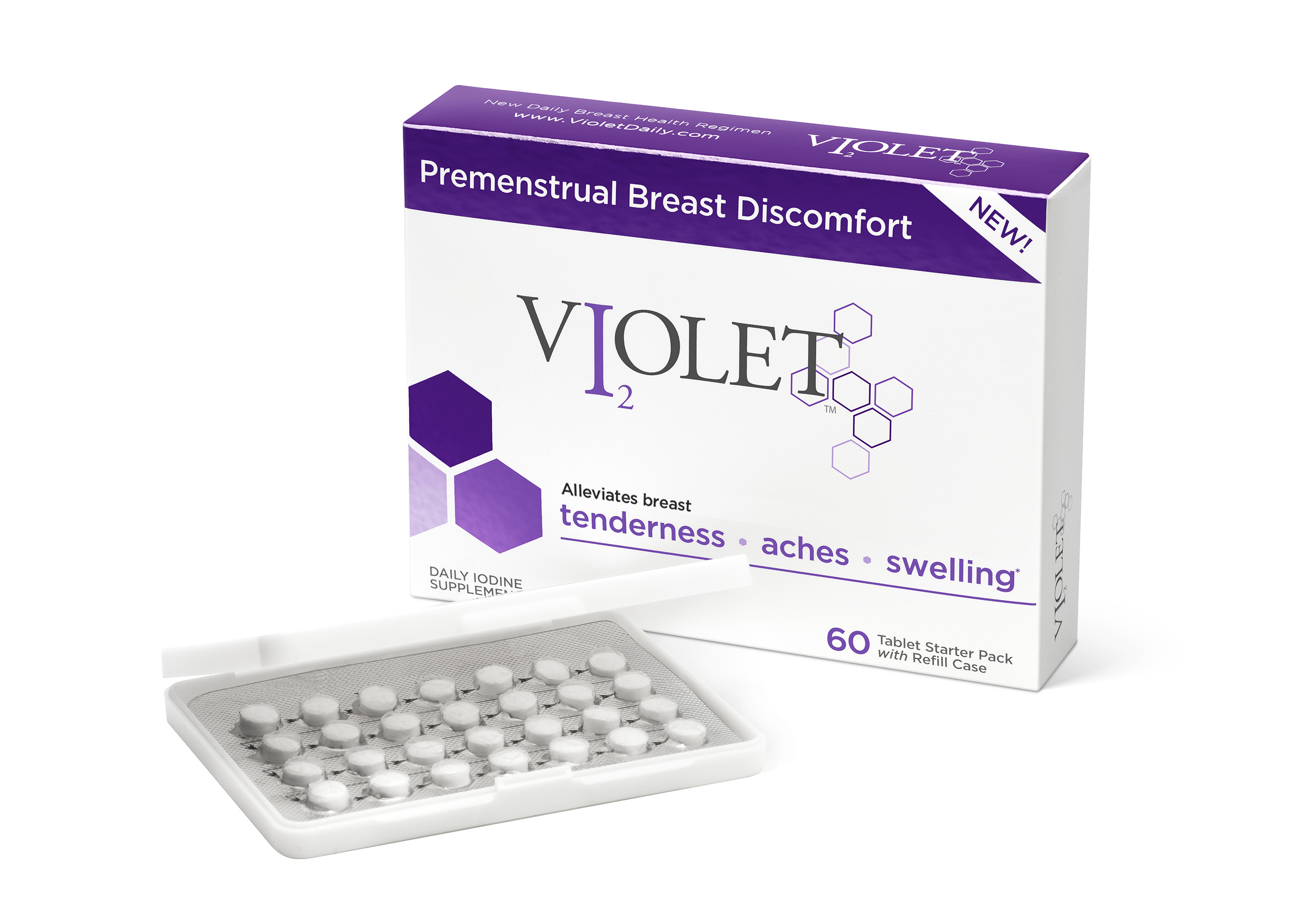 INTRODUCING VIOLET™ IODINE, NEW ONCEDAILY, NONPRESCRIPTION PILL FOR