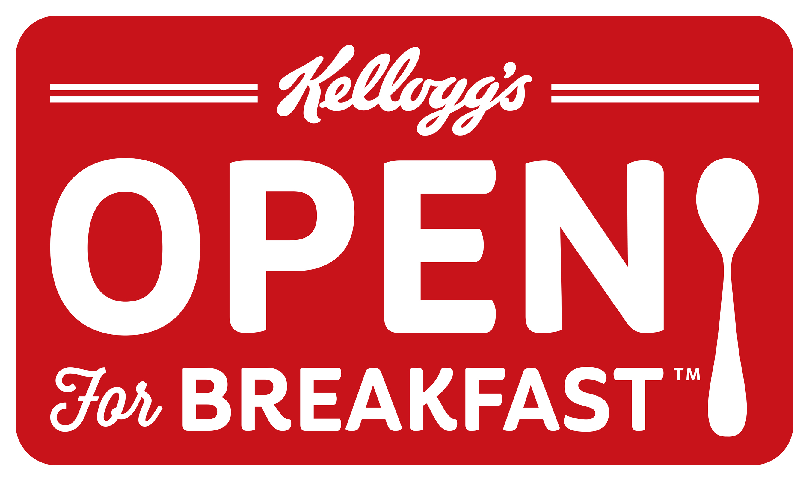 Kellogg's Open for Breakfast logo
