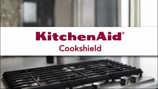 (OLD)KitchenAid Stainless Steel Gas Cooktop with CookShield 