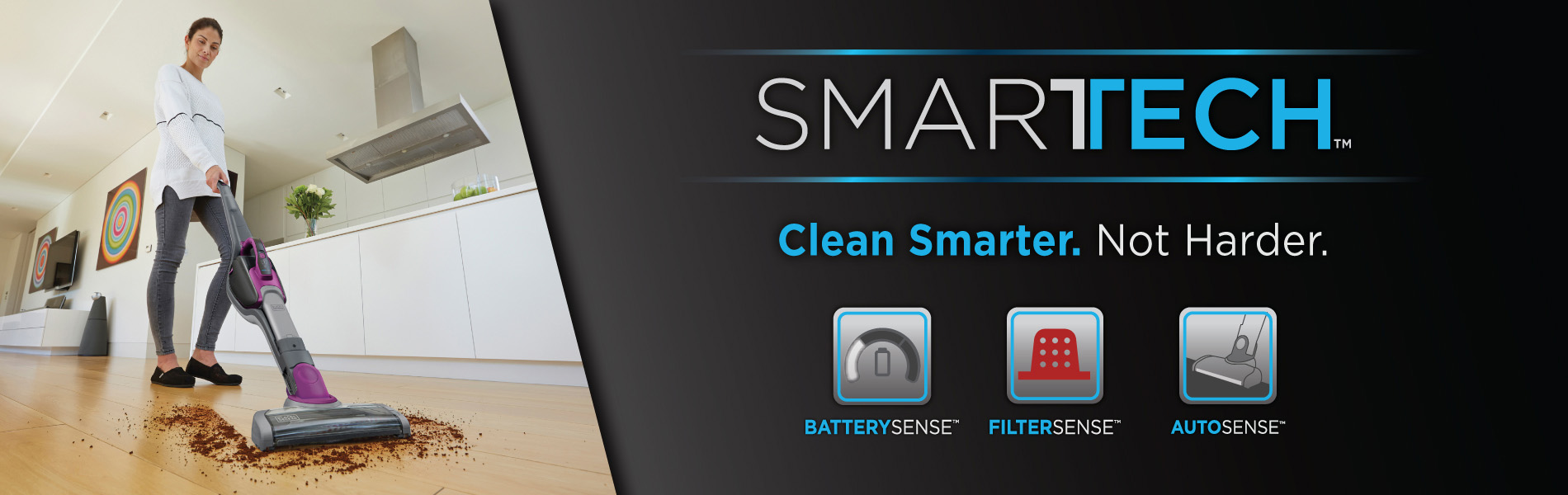BLACK+DECKER™ Announces New Lithium Ion Vacuums with SMARTECH