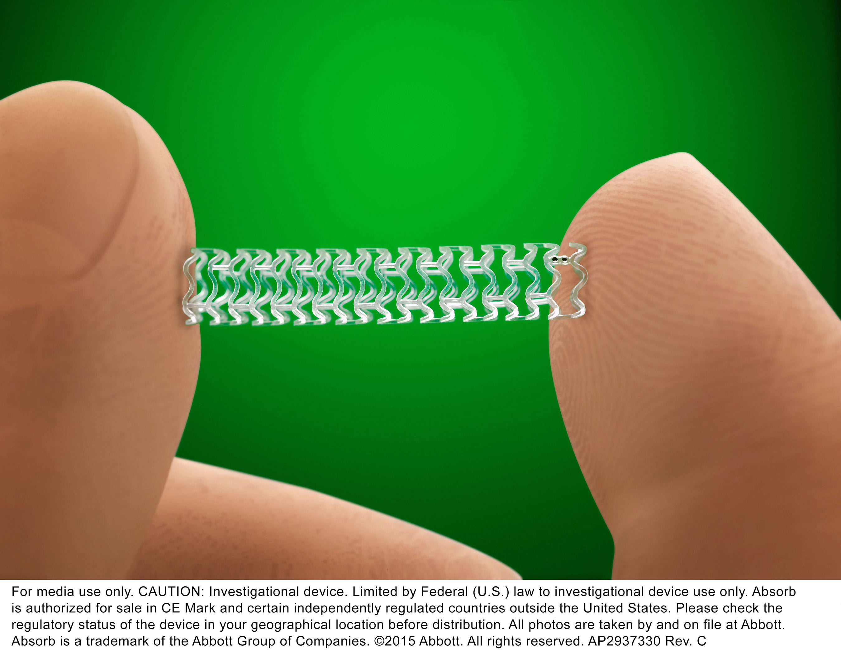 Abbott Announces CE Mark for New Advancement of Absorb Stent System for