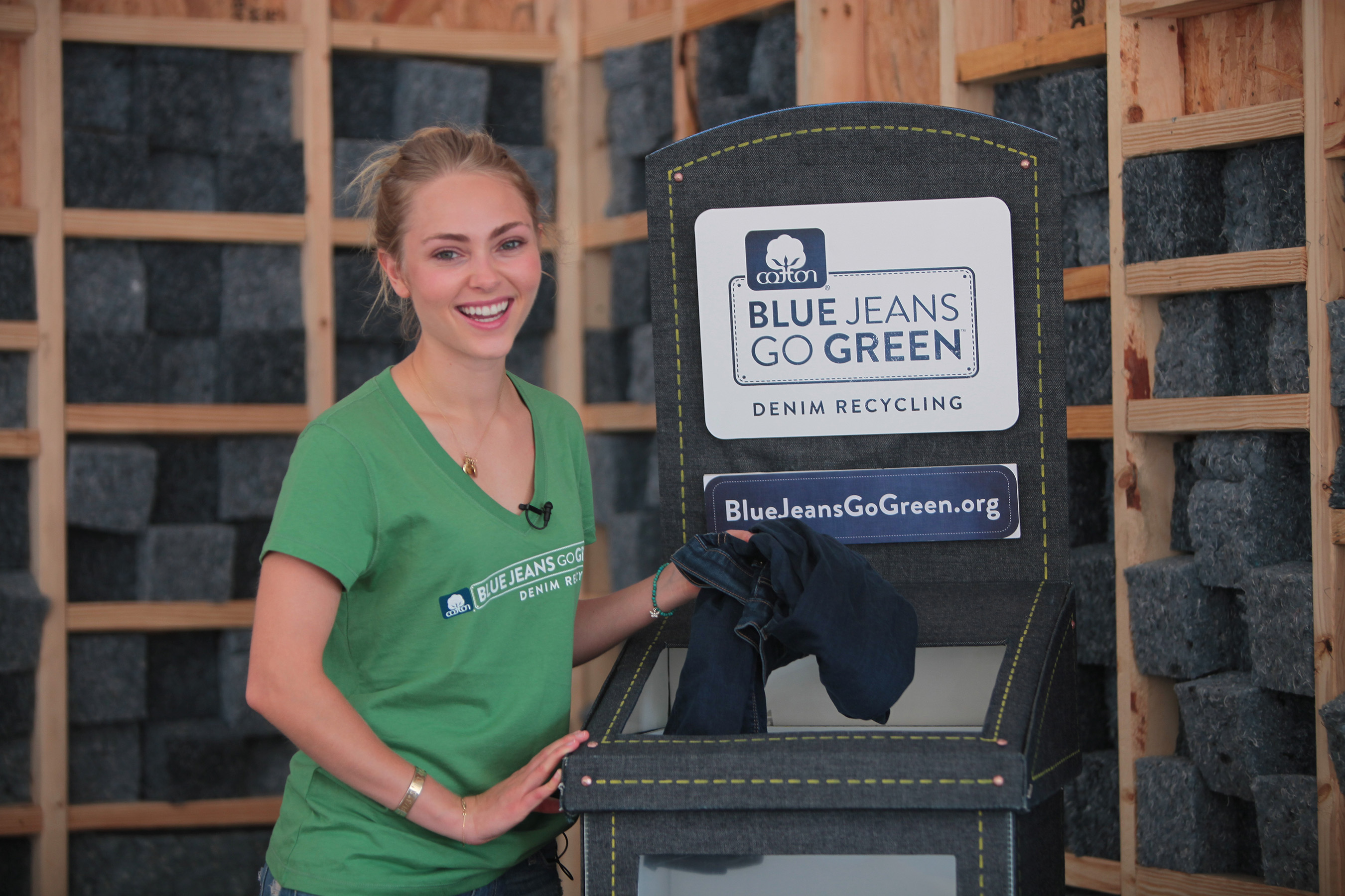 cotton blue jeans go green