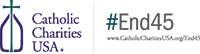 Catholic Charities USA #End45 logo