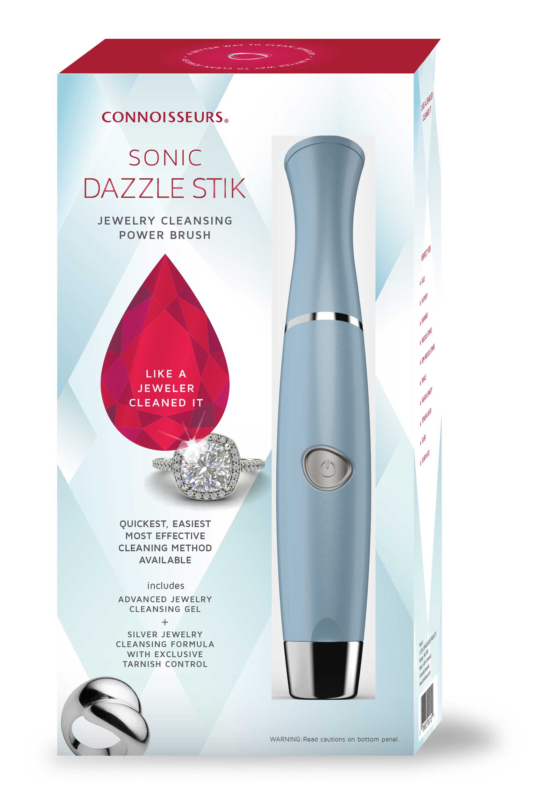 Jewelry Cleaner. Silver Dazzle Drops. Connoisseurs 
