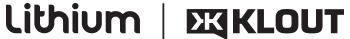 Lithium Klout logo