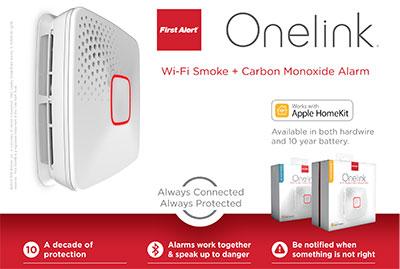 Onelink by First Alert Wi-Fi Smoke + CO Alarm Photo Page
