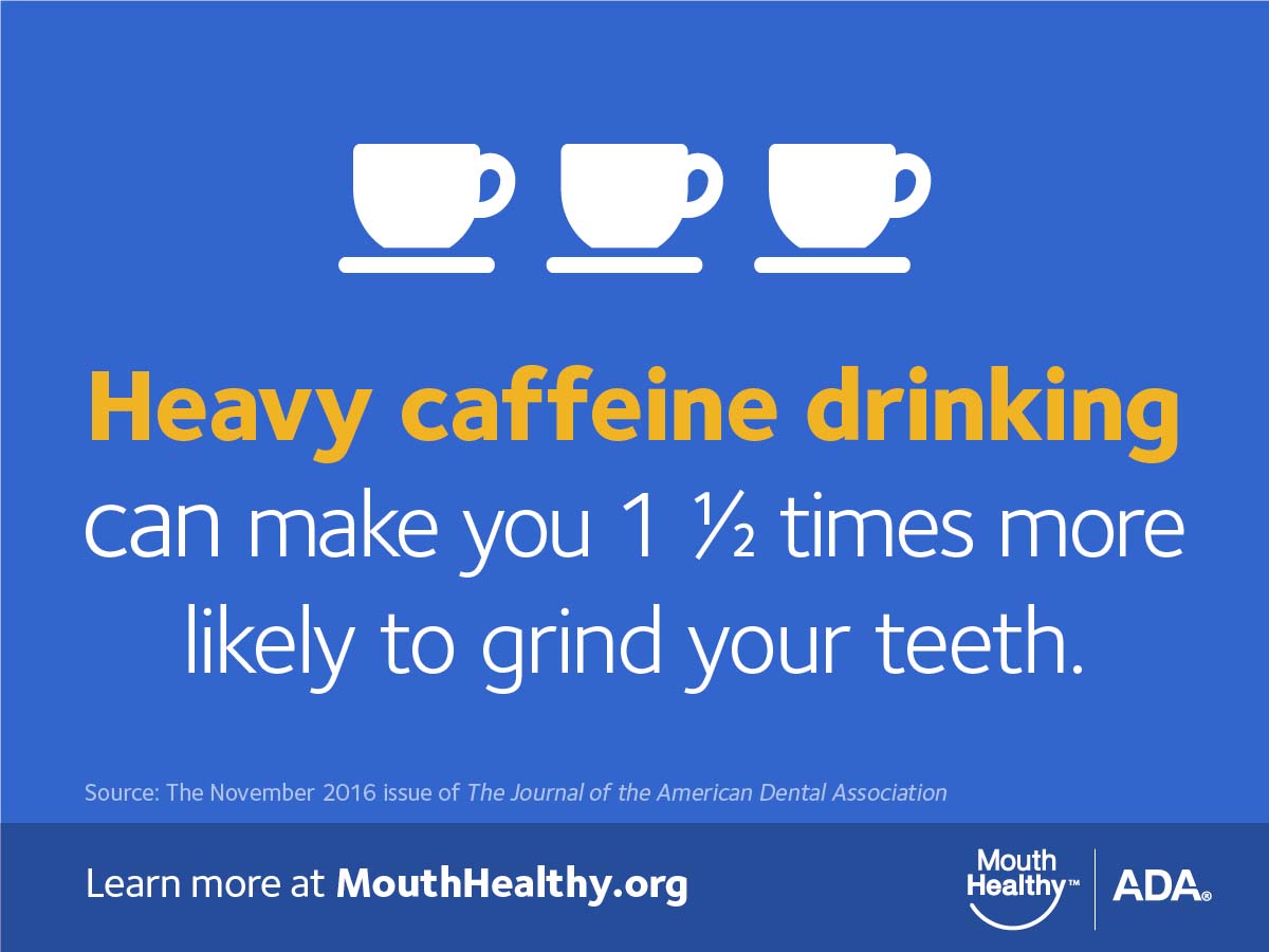 Heavy caffeine drinking infographic