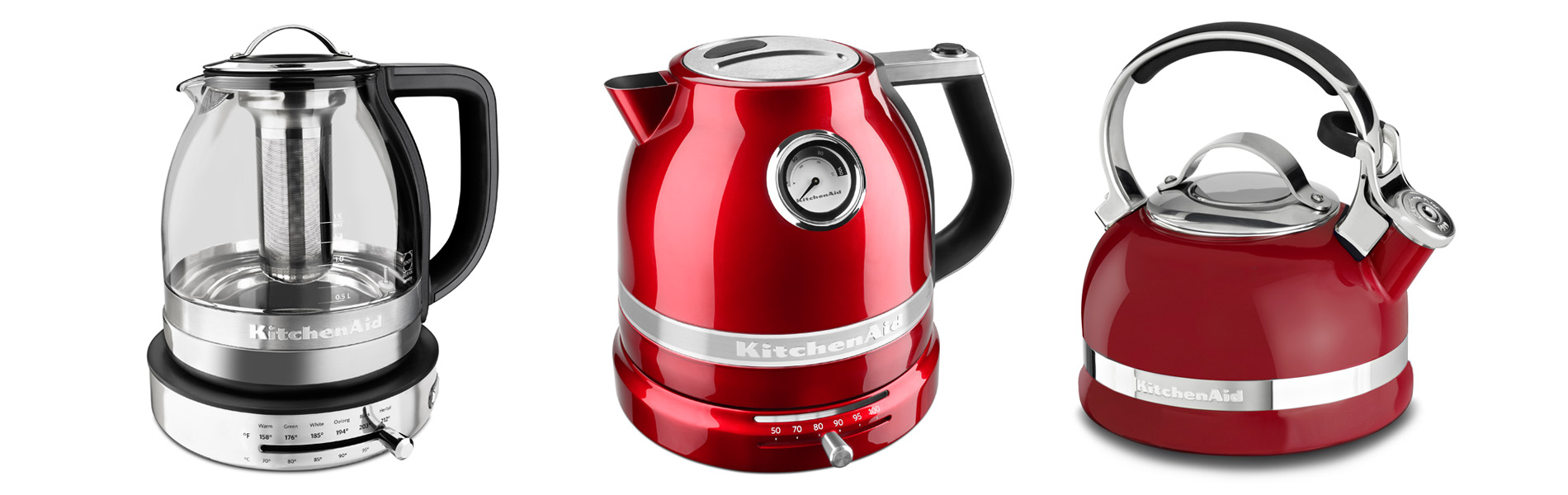 KitchenAid Pro Line Electric Water Boiler/Tea Kettle | Frosted Pearl