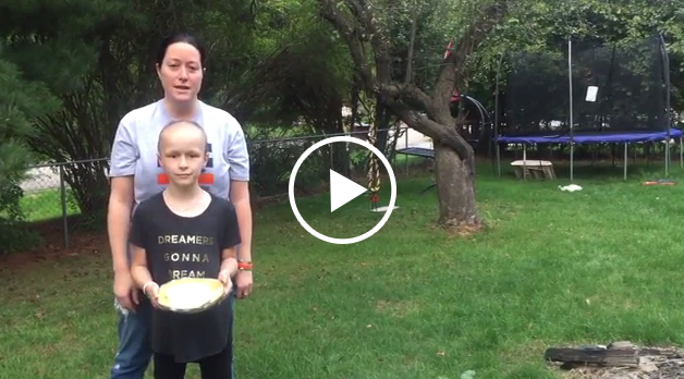 Emily Gordon and her nine-year-old daughter Vara, a Mott patient battling Wilms Tumor, kick off the #WhipCancer Challenge to raise money for research. Emily Gordon and her nine-year-old daughter Vara, a Mott patient battling Wilms Tumor, kick off the #WhipCancer Challenge to raise money for research.