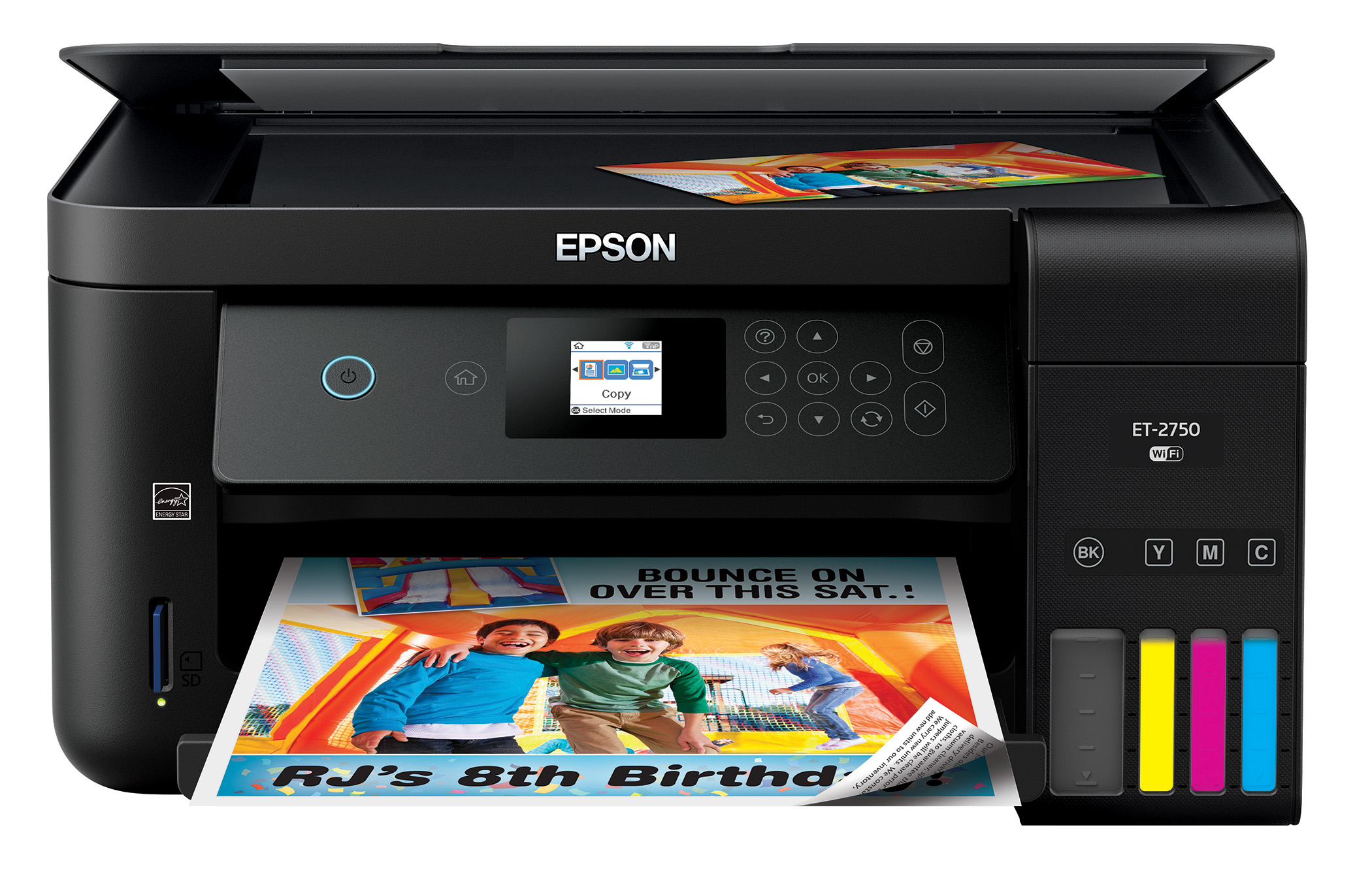 The Epson Expression ET-2750 EcoTank all-in-one features cartridge-free printing and offers an unbeatable combination of value and convenience for the home.
