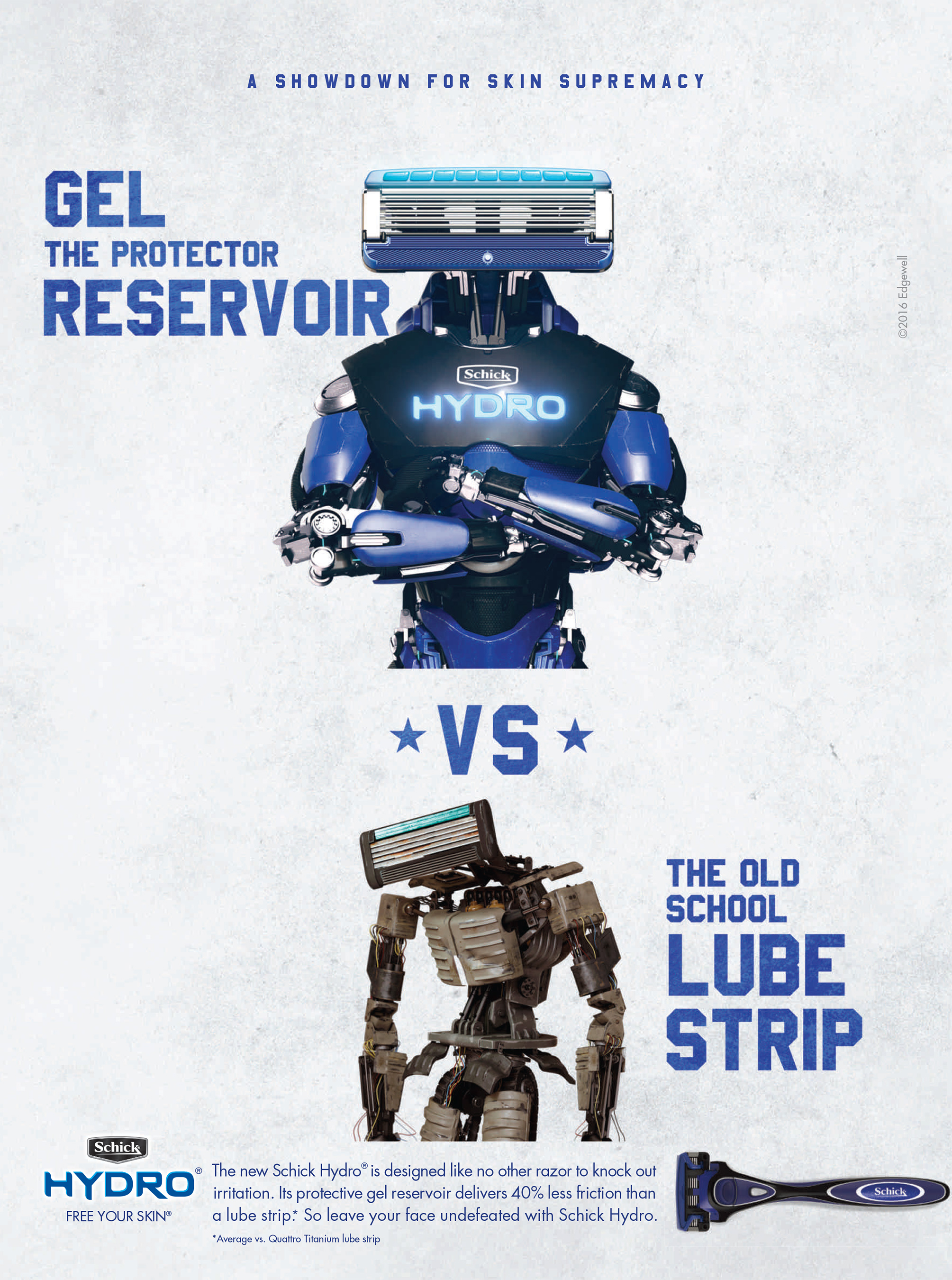 SCHICK HYDRO DEBUTS LARGER THAN LIFE ROBOT RAZOR AT ENTERTAINMENT 