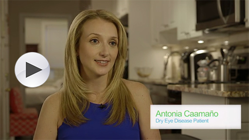 Antonia Caamaño discusses what it is like to live with the symptoms of dry eye disease.