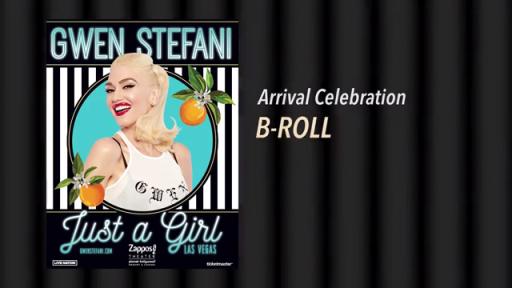 B-roll for the Gwen Stefani arrival celebration event
