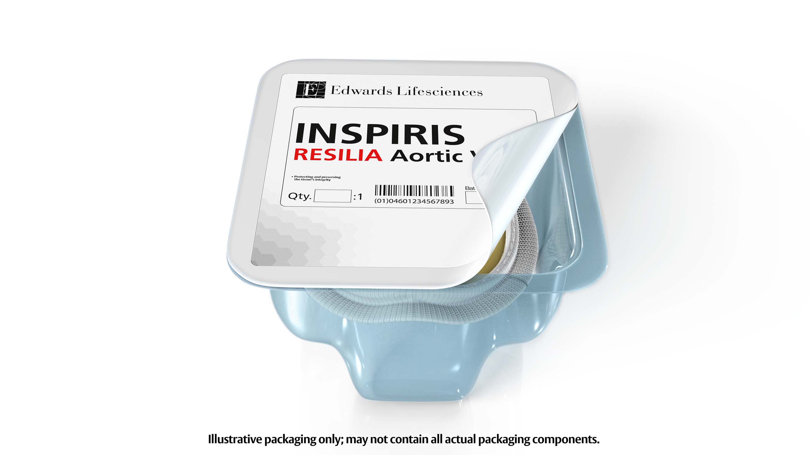 INSPIRIS valve illustrative packaging (dry storage)