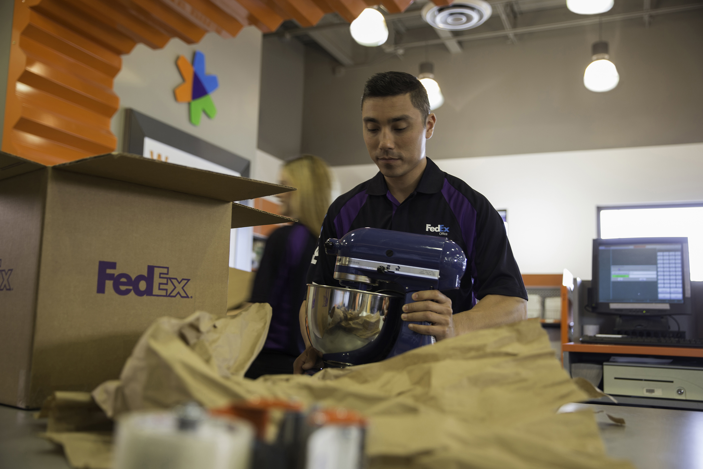A FedEx Office team member will verify item condition and eligibility before packing and shipping your items to an eBay Valet, who will then photograph, list, sell and ship them for you