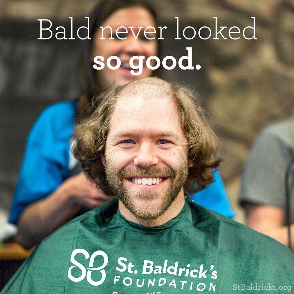 This St. Patrick's Day marks 17 years of going bald for childhood cancer research.