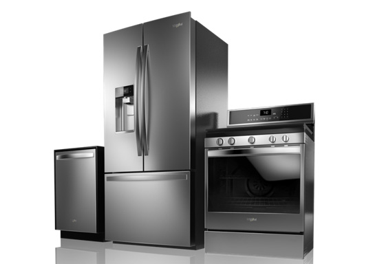 Whirlpool® Fingerprint Resistant Black Stainless Steel Kitchen Suite gives families an option that matches and compliments any kitchen design with the added bonus of resisting fingerprints and smudges.