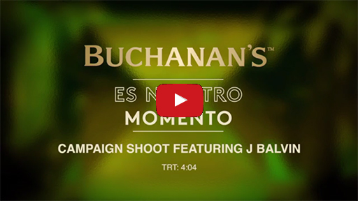 English: Behind the Scenes with J Balvin & Buchanan’s for Es Nuestro Momento