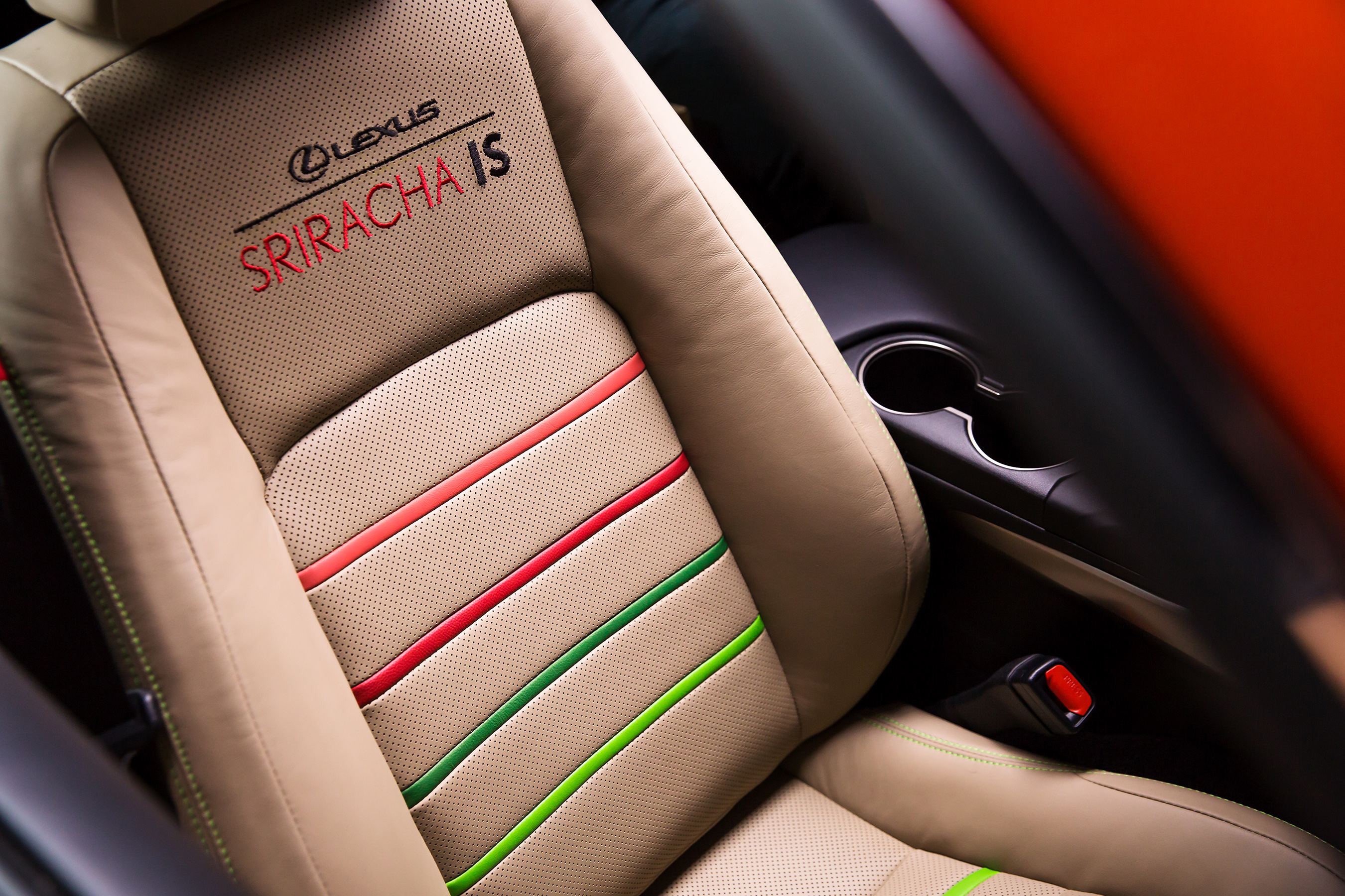 Sriracha IS Handcrafted seats