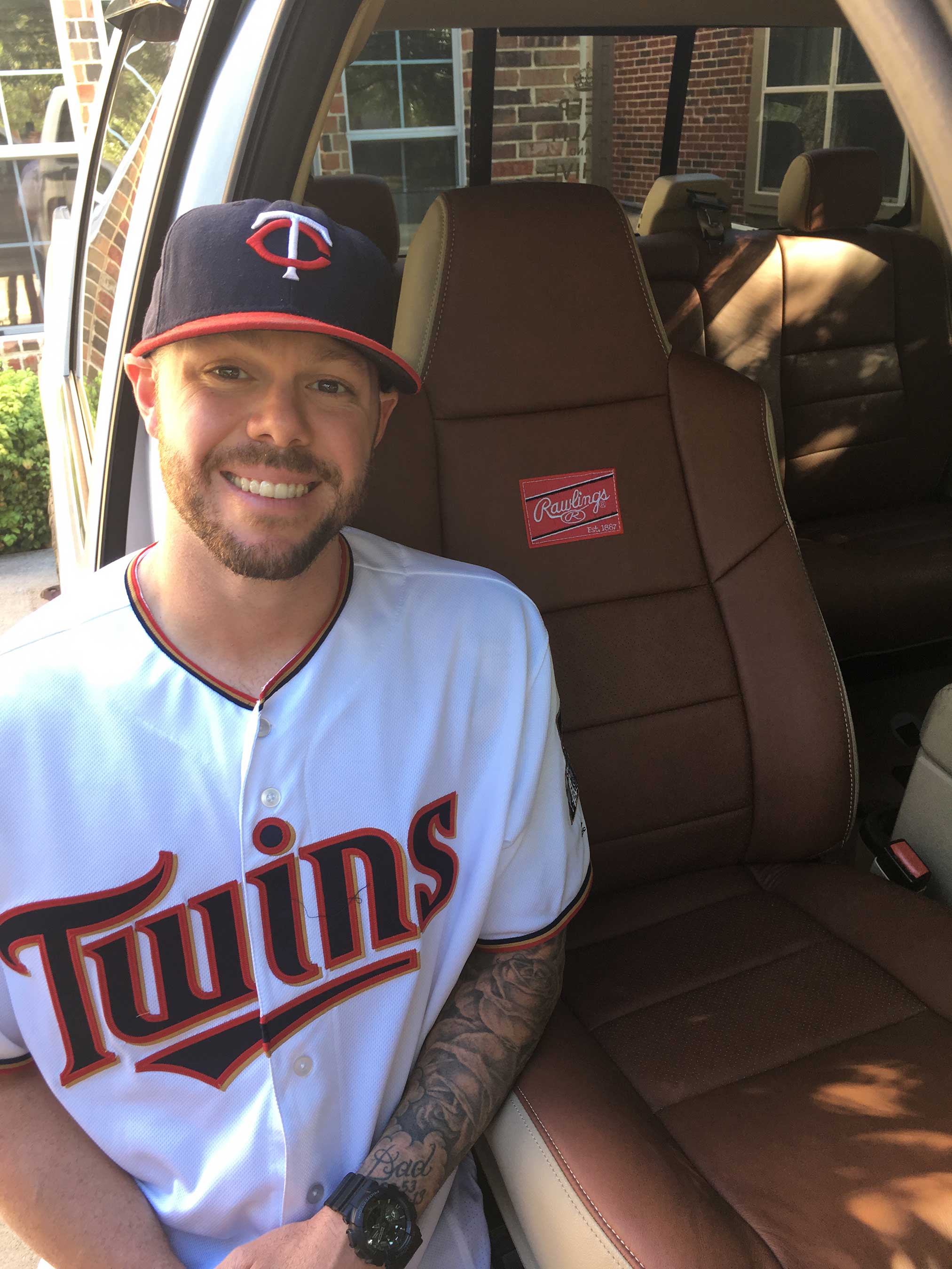 MLB Player and Minnesota Twins Pitcher Ryan Pressley updated his 2008 F-250 truck with Katkzin’s Rawlings leather interior package – an example of how personal choices keep a daily driving vehicle fresh and new.